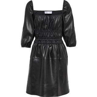 Proenza Schouler White Label faux leather minidress - black - XXXS