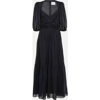 Marant Etoile Leoniza cotton maxi dress - black - XXS