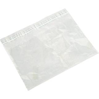 Pålægsfolie LDPE/virgin 18x23,5cm med limluk uden tryk klar