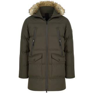Threadbare brusefast Longline Med hætte Polstret Parka CoatXX-Large