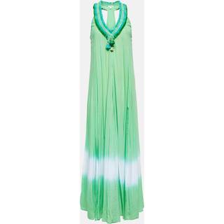 Poupette St Barth Nava tie-dye maxi dress - green - M