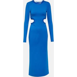 Staud Dolce cutout midi dress - blue - S