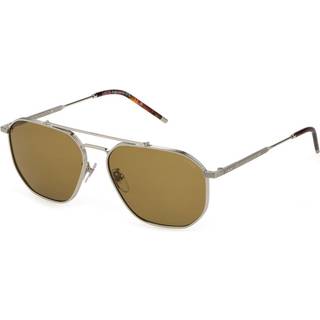 Lozza Mand SL2416 MONZA 4 579K Solbriller Metal Palladium Brun Geometrisk Normal