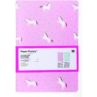 Paper Poetry Notizbücher Wonderland A5 40 Seiten 2 Stück