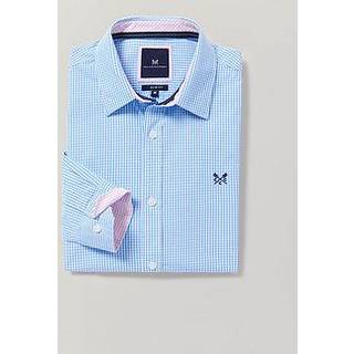 Crew Clothing Crew Clothing Company Slim Fit 100% Bomuld Micro Ternet Skjorter - X-Large