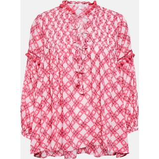 Poupette St Barth Clara printed blouse - pink - XS