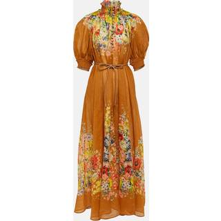 Zimmermann Alight floral maxi dress - orange - S