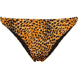 Ganni Leopard print bikini bottoms - multicoloured - S