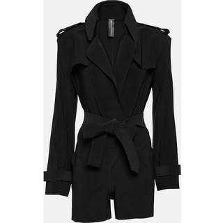 Norma Kamali Jersey playsuit - black - S