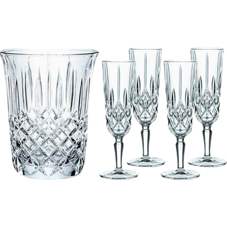 Nachtmann Noblesse Celebration Sæt 5 Dele - Champagneglas Krystalglas Klar - 104364