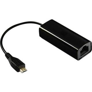 MICROCONNECT USB MICRO to Ethernet, Black
