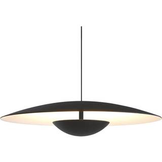 MARSET Ginger LED-pendel, triac Ø42cm sort/hvid