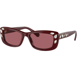 Swarovski SK6008 100869 54 Solbriller Kvinder Burgunder - Burgundy - 54mm