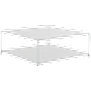MATRIX sofabord 90x90 cm - Krom