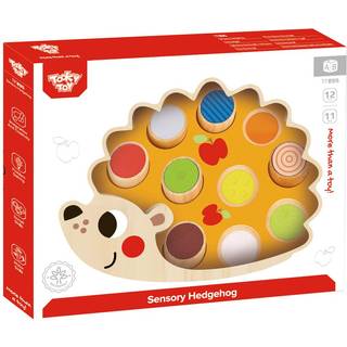 Tooky Toy: Sensorisk aktivitetsplade - Pindsvin