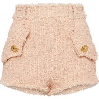 Balmain High-rise tweed shorts - pink - M