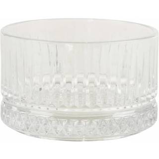 Speedtsberg glasskål med mønster i klar glas