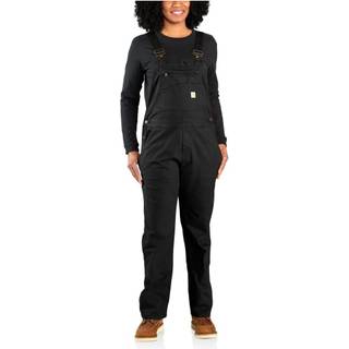 Carhartt Women's Relaxed Fit Denim Bib Overal Black, M