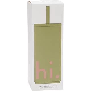 Travel cup with straw 500ml with soft coating