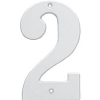 Kyner Beslag Husnummer 572 2 Hvid 140 mm
