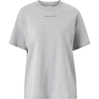 Cotton Melange Tee W Grey Melange (L)