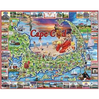 White Mountain Puzzles Cape Cod - 1000 Piece Jigsaw Puzzle