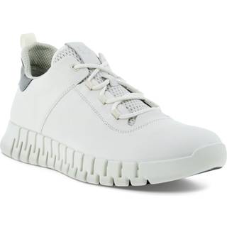 ECCO Gruuv M - Sneakers i læder til herrer - Hvid - Size: 43 (UK 9-9.5)
