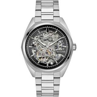 Stilfuld Sølv Herre Bulova Ur 96A293