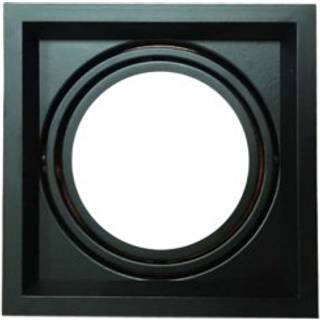 V-Tac indbygningsspot - Sort, 17,5 x 17,5 cm, G53 AR111
