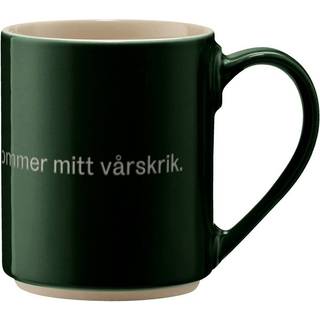 Design House Stockholm Astrid Lindgren Krus Håll För Örona - Kaffekopper Stentøj Mørkegrøn - 2766-0000