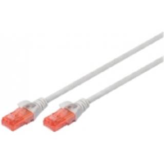 DIGITUS patch cable - 50 cm - grey - Grå - 0.5 meter