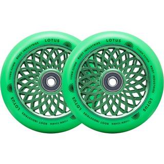 Root Lotus Hjul Til Løbehjul 2-Pak (110mm - Radiant Green)