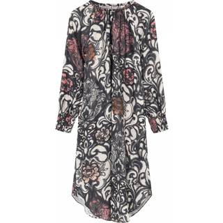 Gustav Madonna shirt dress 50524 Kjole - Brick Dust w. Grey Print