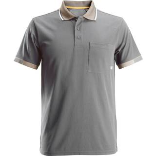 Snickers 2724 allroundwork, 37.5® polo shirt med korte ærmer grå S