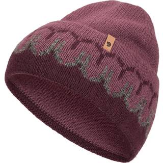 Fjällräven Övik Path Knit Beanie-dark garnet / mesa purple