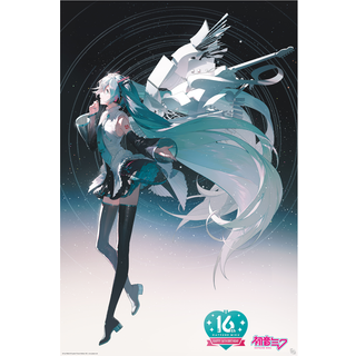 HATSUNE MIKU - Happy 16th anniversary Miku - Poster 91x61cm