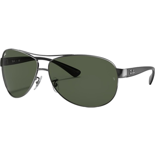 Ray - Ban Mand RB3386 RB3386 004/71 Occhiali da sole Metal Grå Grøn Pilot Normal