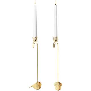 Georg Jensen 2018 Lysholder Agern & Vintefugl - Guld