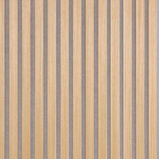 Fibrotech QUANTI akustikpanel, 520 x 2440 mm, Light Oak med grå ployester