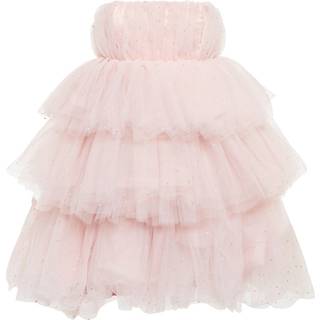 Rotate Embellished strapless tulle minidress - pink - XL