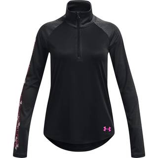 Sweatshirt Under Armour UA Tech Graphic 1/2 Zip -BLK 1377586-001 Størrelse YLG