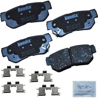 Bendix Priority1 CFC813 Keramiske bagbremseklodser til udvalgte modeller Hyundai Azera Elantra Santa Fe Sonata Tucson XG300 XG350 Kia Amanti Mage