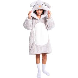 Noxxiez Cuddle Hoodiez - Kanin, Medium (7-14 år)