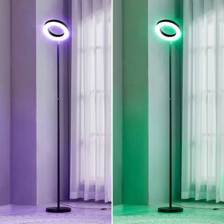 Lindby Smart LED-gulvlampe Cilian, RGBW, CCT, ZigBee, Hue