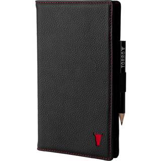 Leather Golf Scorecard Holder - Black