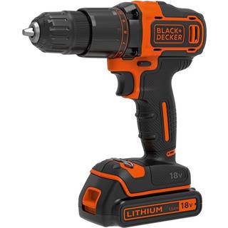 Black & Decker BCD700S1K-GB BCD700S1K 2-trins hammerbor 18V 1 x 1,5Ah Li-ion