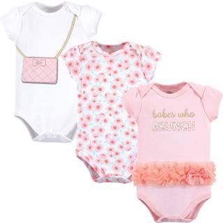 Lille skat unisex baby bomuld bodysuits brunch 12-18 m?neder