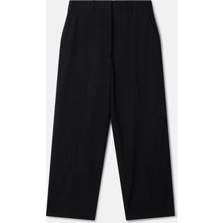 Stella McCartney Wool-blend straight pants - black - S