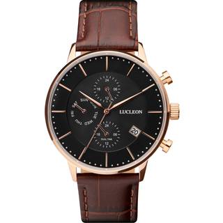 Lowell Ternion Ur i Rustfrit Stål m. Flere Tidszoner