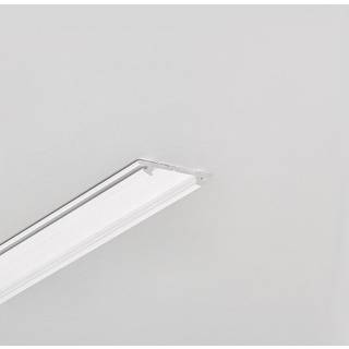 1m aluprofil ARC12 CD/U5 - Hvid lakeret